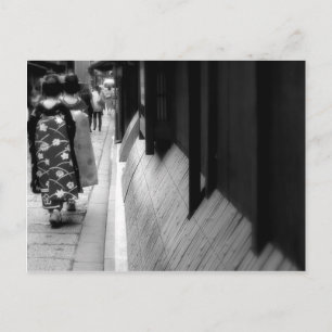 Two Geisha in Kyoto Postcard