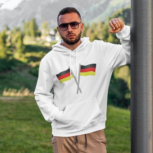 Two German Flags Hoodie