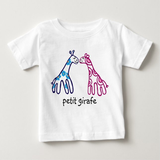 two giraffes baby T-Shirt (Front)