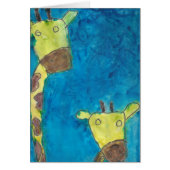 Two Giraffes Cards (Front)