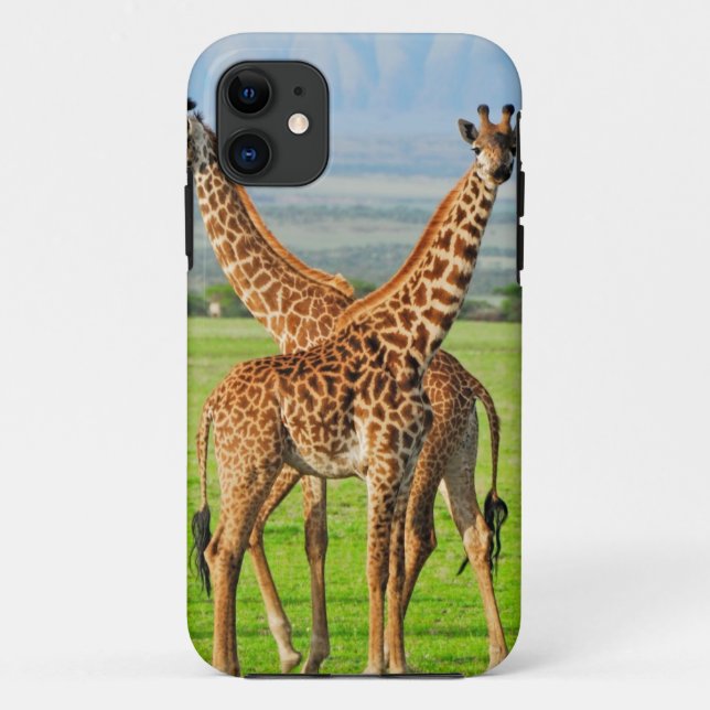 Two Giraffes Case-Mate iPhone Case (Back)