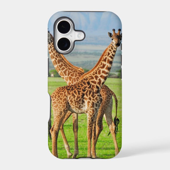 Two Giraffes Iphone Case (Back)