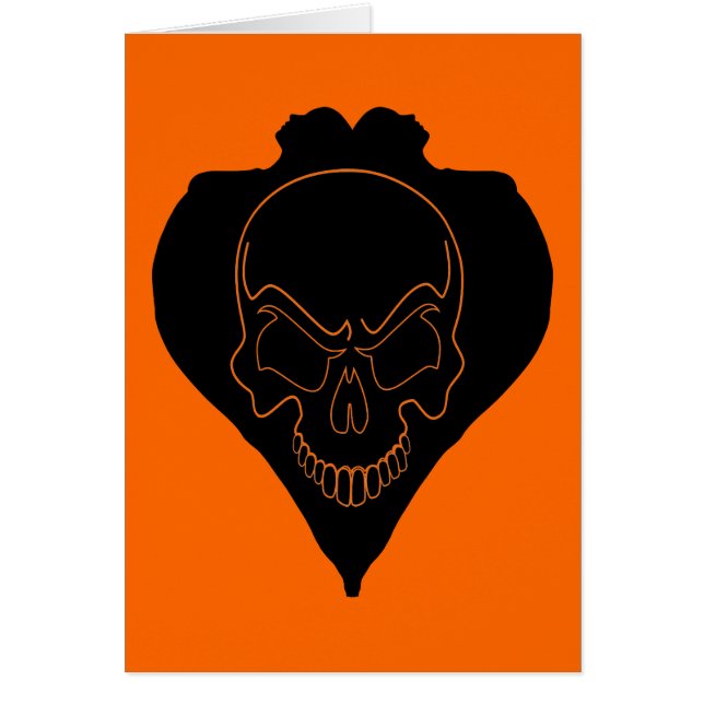 Two Girls And Skull Cards (Front)