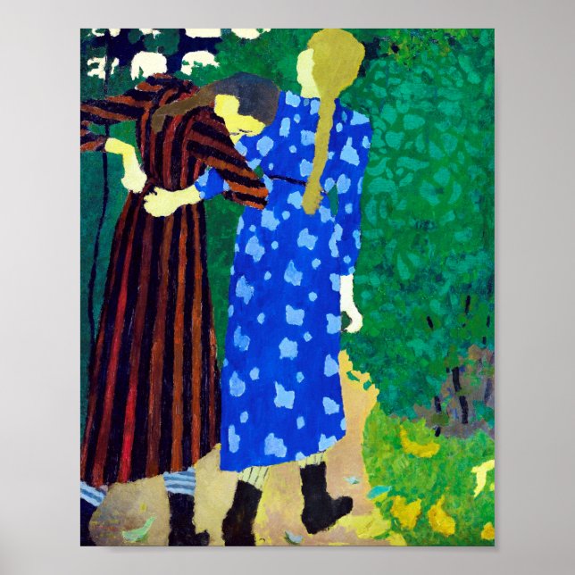 Two Girls, Edouard Vuillard Poster (Front)