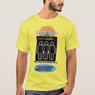 Two Girls for Every Boy Jan & Dean and Bible Agree T-Shirt