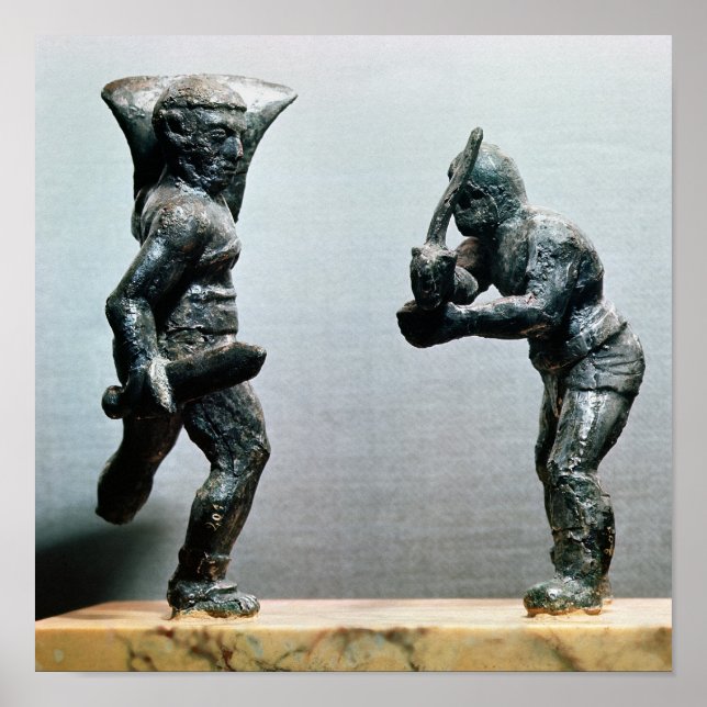 Two gladiators in combat poster (Front)