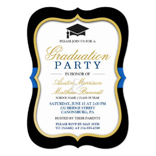 Graduation Party For Twins Invitations & Announcements | Zazzle