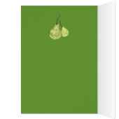 Two Green Pears Card (Inside (Left))