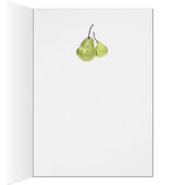 Two Green Pears Card (Inside (Right))