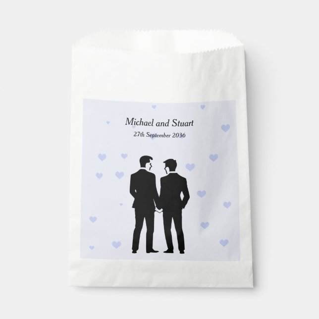 Two Grooms Favor Bag (Front)