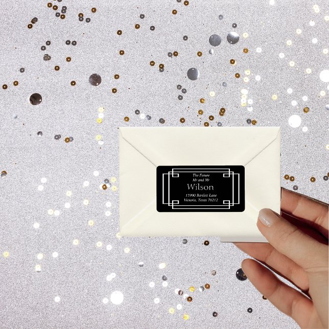  Two Grooms Gay Tuxedo  Return Address Label (Creator Uploaded)