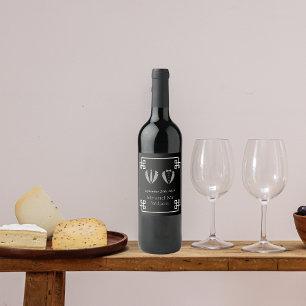 Two Grooms Gay Tuxedo Wedding Wine Labels