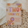 Two Groovy Birthday Invitation | Groovy Party