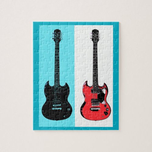 Two Guitars Jigsaw Puzzle