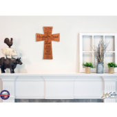 Two Hands Join One Wedding  Anniversary Wall Cross (Lifestyle)