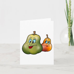 Two Happy Pears Card