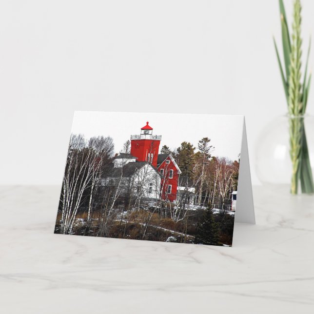 Two Harbors Lighthouse Card (Front)