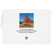 Two Harbors Lighthouse Cards (Back Horizontal)