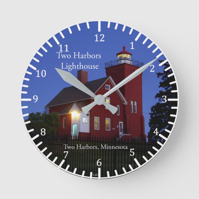 Two Harbors Lighthouse clock (Front)