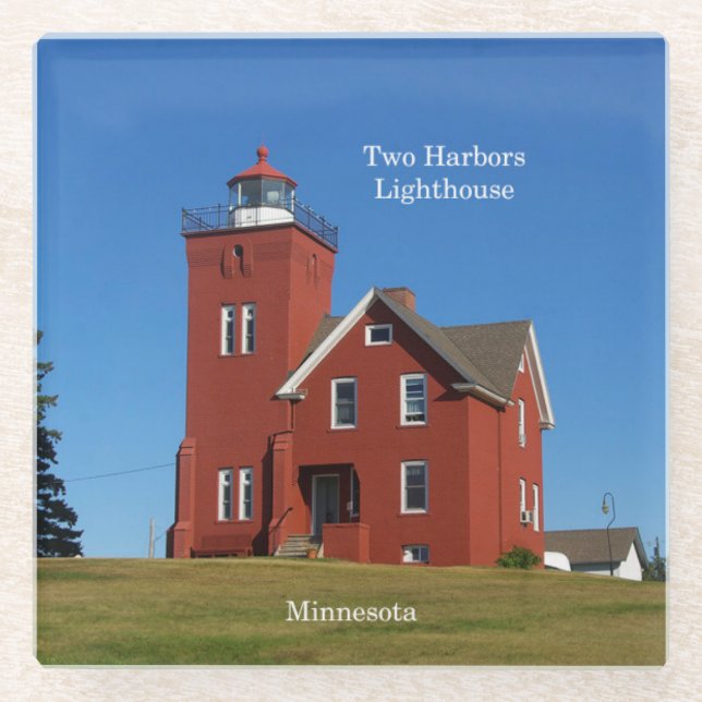 Two Harbors Lighthouse coaster (Front)