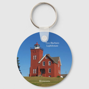 Two Harbors Lighthouse key chain