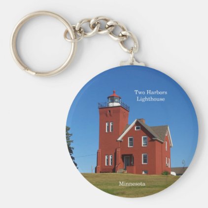 Two Harbors Lighthouse key chain