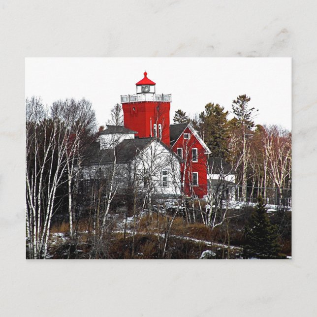 Two Harbors Lighthouse Postcard (Front)