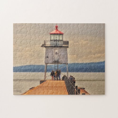 Two Harbors Minnesota Lighthouse Jigsaw Puzzle