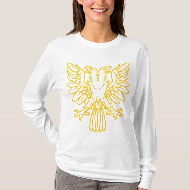 Two Headed Eagle - Amber T-Shirt (Front)