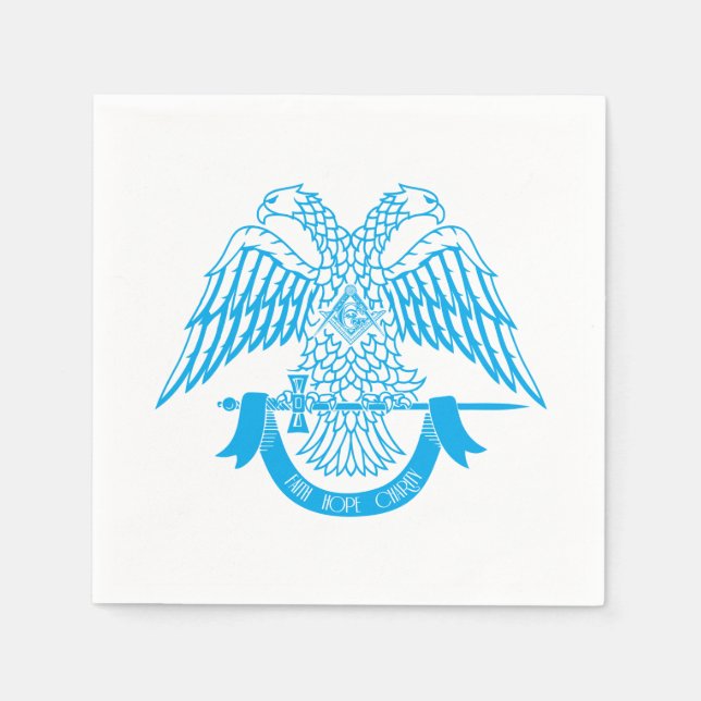Two-headed eagle as Masonic symbol Napkins (Front)