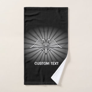 Two headed Eagle Bath Towel Set