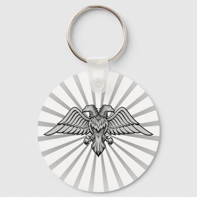 Two headed eagle keychain (Front)