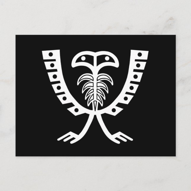 Two Headed White Eagle Postcard (Front)