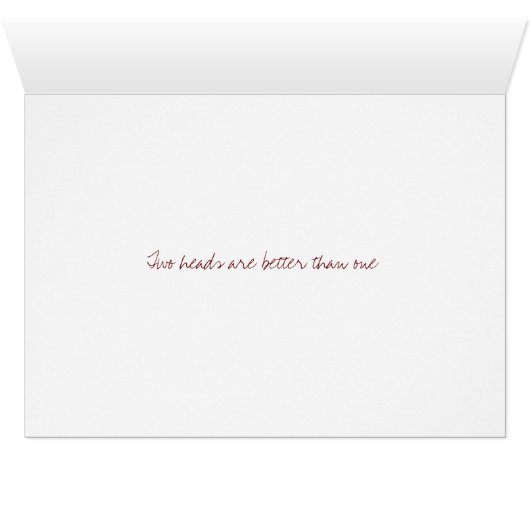 two heads are better than one (Inside Horizontal (Bottom))