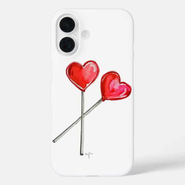 Two Heart Lollies Case-Mate iPhone Case (Back)