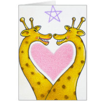 Two Hearts Are One Valentine Card