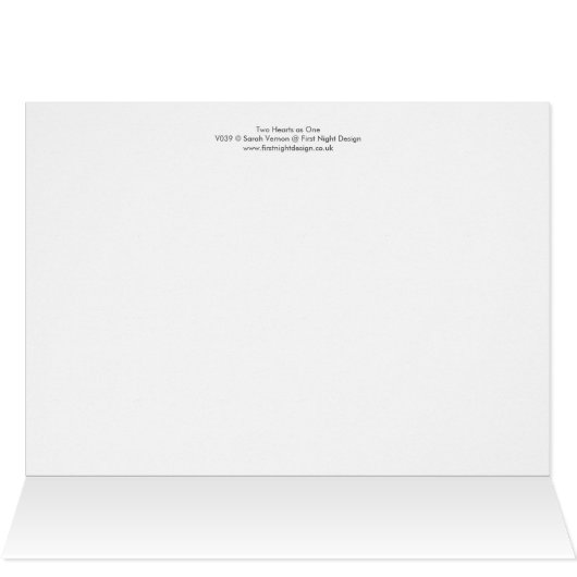 Two Hearts as One (Inside Horizontal (Top))