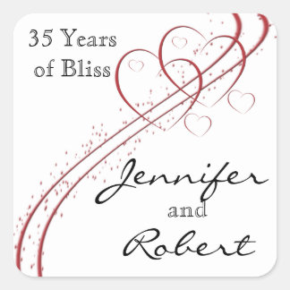 Two Hearts as One Envelope Seal