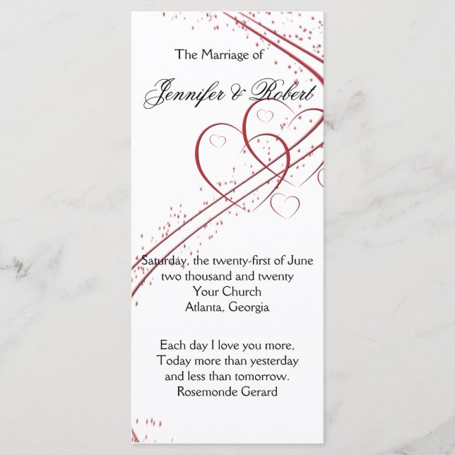 Two Hearts as One Program (Front)