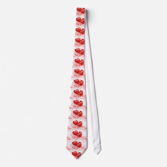 TWO HEARTS AS ONE WEDDING TIE (Front)