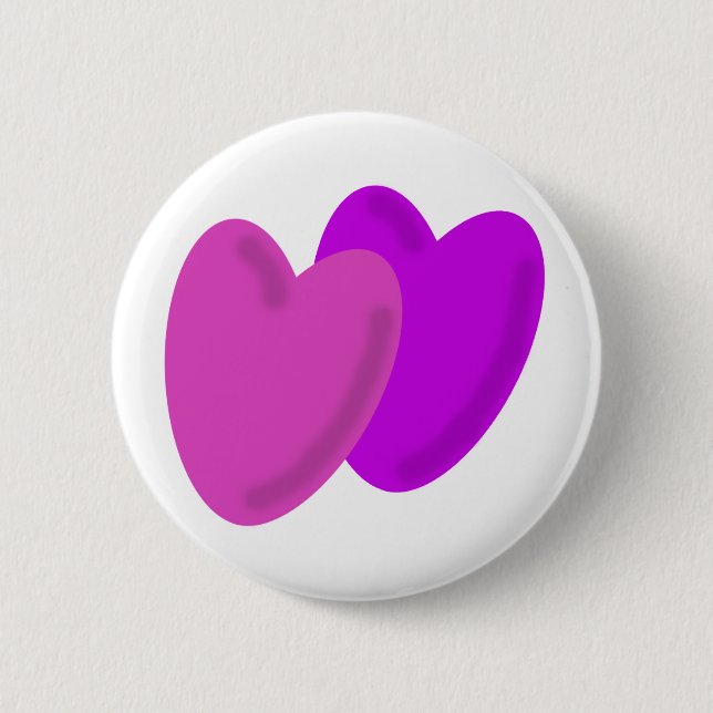 Two hearts beat as one button (Front)