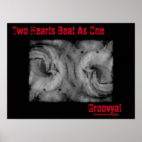 Two Hearts Beat As OnePoster Poster