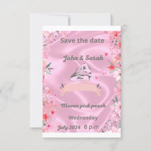 Two hearts become one invitations wedding cards 