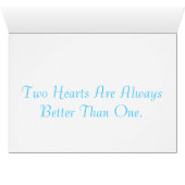 Two Hearts Better Than One Cards (Inside Horizontal (Bottom))