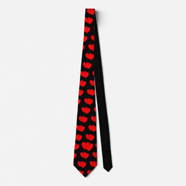 Two Hearts Black Tie (Front)