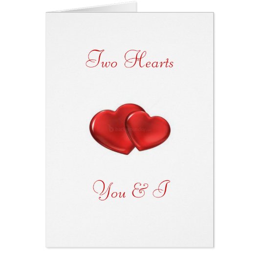 two hearts cards (Front)
