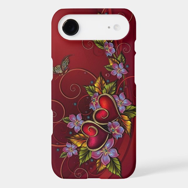 Two Hearts Case-Mate iPhone Case (Back)