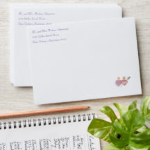 Two Hearts Catholic Wedding Invitation