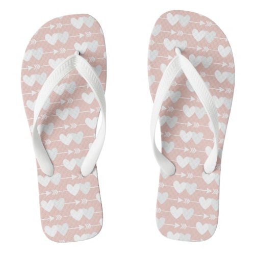 Two Hearts Flip Flops