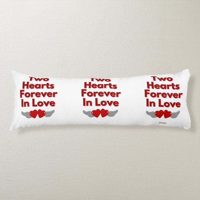 Two Hearts Forever In Love Body Pillow (Front)